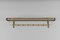 Mid-Century Modern Brass and Perforated Metal Coat Rack, Italy, 1950s, Image 2