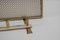 Mid-Century Modern Brass and Perforated Metal Coat Rack, Italy, 1950s 8