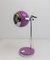 Purple Eyeball Table Lamp attributed to Pierre Disderot, 1970s 1