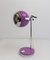 Purple Eyeball Table Lamp attributed to Pierre Disderot, 1970s, Image 1
