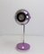 Lampe de Bureau Eyeball Violette attribuée à Pierre Disderot, 1970s 9
