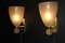 Pulegoso Murano Glass Wall Lights with Glitter and Gold Bubbles in the Style of Barovier, 2000, Set of 2 10