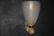 Pulegoso Wandlampen aus Muranoglas mit Glitzer- und Goldblasen im Stil von Barovier, 2000, 2er Set 14