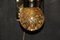 Pulegoso Wandlampen aus Muranoglas mit Glitzer- und Goldblasen im Stil von Barovier, 2000, 2er Set 11