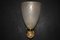 Pulegoso Wandlampen aus Muranoglas mit Glitzer- und Goldblasen im Stil von Barovier, 2000, 2er Set 7