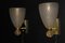 Pulegoso Wandlampen aus Muranoglas mit Glitzer- und Goldblasen im Stil von Barovier, 2000, 2er Set 3