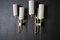 Mid-Century Modern Bronze Wall Sconces by Felix Agostini, 1990s, Set of 2 8
