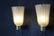 Barovier Style Murano Pulegoso Gold Glass Wall Lights with Gold Glitter Inclusions, 1990, Set of 2, Image 10