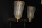 Barovier Style Murano Pulegoso Gold Glass Wall Lights with Gold Glitter Inclusions, 1990, Set of 2, Image 3