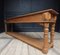 English Pine Wood Console Table, 1890s 15