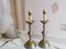 Regency Portuguese Alloy and Green Ceramic Buffet Table Lamps, 1950s, Set of 2 9