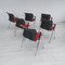 Danish Ensemble Armchairs by Alfred Homann for Fritz Hansen, 1980s, Set of 6, Image 21