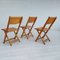 Danish Plywood Folding Chairs, 1960s, Set of 3 17