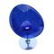 Electric Blue Acrylic Glass Eros Swivel Chair by Philippe Starck for Kartell, Image 5
