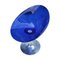Electric Blue Acrylic Glass Eros Swivel Chair by Philippe Starck for Kartell, Image 1