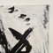 Felix Bachmann, Abstrakte Komposition in Schwarz und Weiß, 2022, Acryl auf Leinwand 5