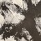 Felix Bachmann, Abstrakte Komposition in Schwarz und Weiß, 2022, Acryl auf Leinwand 2