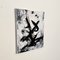 Felix Bachmann, Abstrakte Komposition in Schwarz und Weiß, 2022, Acryl auf Leinwand 10