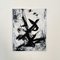 Felix Bachmann, Abstrakte Komposition in Schwarz und Weiß, 2022, Acryl auf Leinwand 1