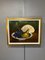 Still Life with Pear and Grapes, 1920s, Oil on Canvas, Framed 6