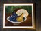 Still Life with Pear and Grapes, 1920s, Oil on Canvas, Framed, Image 5