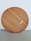 Large Vintage Danish Round Teak Mirror, 1960s 2