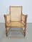 Handmade Bobbin Armchair in Oak & Cane, France, 1930s 1