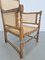 Handmade Bobbin Armchair in Oak & Cane, France, 1930s, Image 10
