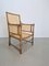 Handmade Bobbin Armchair in Oak & Cane, France, 1930s 16