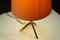 Mid-Century Tripod Bedside Table Lamps in Brass, 1960s, Set of 2 10
