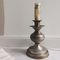 Large Portuguese Classical Silver Metal Buffet Table Lamp, 1950s 7