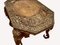 Tavolino da caffè antico in legno intagliato, Immagine 2