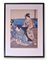Utagawa Kuniyoshi, Japanese Figures, 1841-1852, Woodblock Print, Framed 1