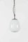 Large Globe Opaline Glass Pendant Lamp, 1930s 1