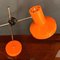 Lámpara de mesa vintage naranja, años 50, Imagen 3