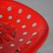 Red Metal Tractor Seat Stool, Italy, 1970s, Image 8