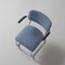 Vintage Blue Upholstery Tube Frame Armchair, 1930s, Image 7