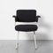 Black Upholstery Resort Chair attributed to Friso Kramer for Ahrend De Cirkel, 1960s, Image 3