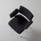 Black Upholstery Resort Chair attributed to Friso Kramer for Ahrend De Cirkel, 1960s 7