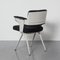 Black Upholstery Resort Chair attributed to Friso Kramer for Ahrend De Cirkel, 1960s 2