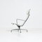 Aluminium Sessel mit Fußhocker von Ray & Charles Eames für Vitra, 1990er, 2er Set 6