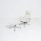 Aluminium Lounge Chair with Ottoman by Ray & Charles Eames for Vitra, 1990s, Set of 2 1