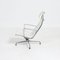 Aluminium Sessel mit Fußhocker von Ray & Charles Eames für Vitra, 1990er, 2er Set 5