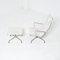 Aluminium Sessel mit Fußhocker von Ray & Charles Eames für Vitra, 1990er, 2er Set 3