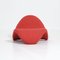Roter Tongue Chair F577 von Pierre Paulin für Artifort, 1960er 5