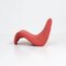 Roter Tongue Chair F577 von Pierre Paulin für Artifort, 1960er 7