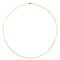 Modern 18 Karat Yellow Gold Cable Necklace 3
