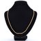 Modern 18 Karat Yellow Gold Snake Mesh Chain, Image 4