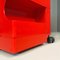 Modern Italian Red Plastic Storage Trolley by Boby Joe Colombo for Bieffeplast, 1968 10