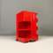 Modern Italian Red Plastic Storage Trolley by Boby Joe Colombo for Bieffeplast, 1968 2